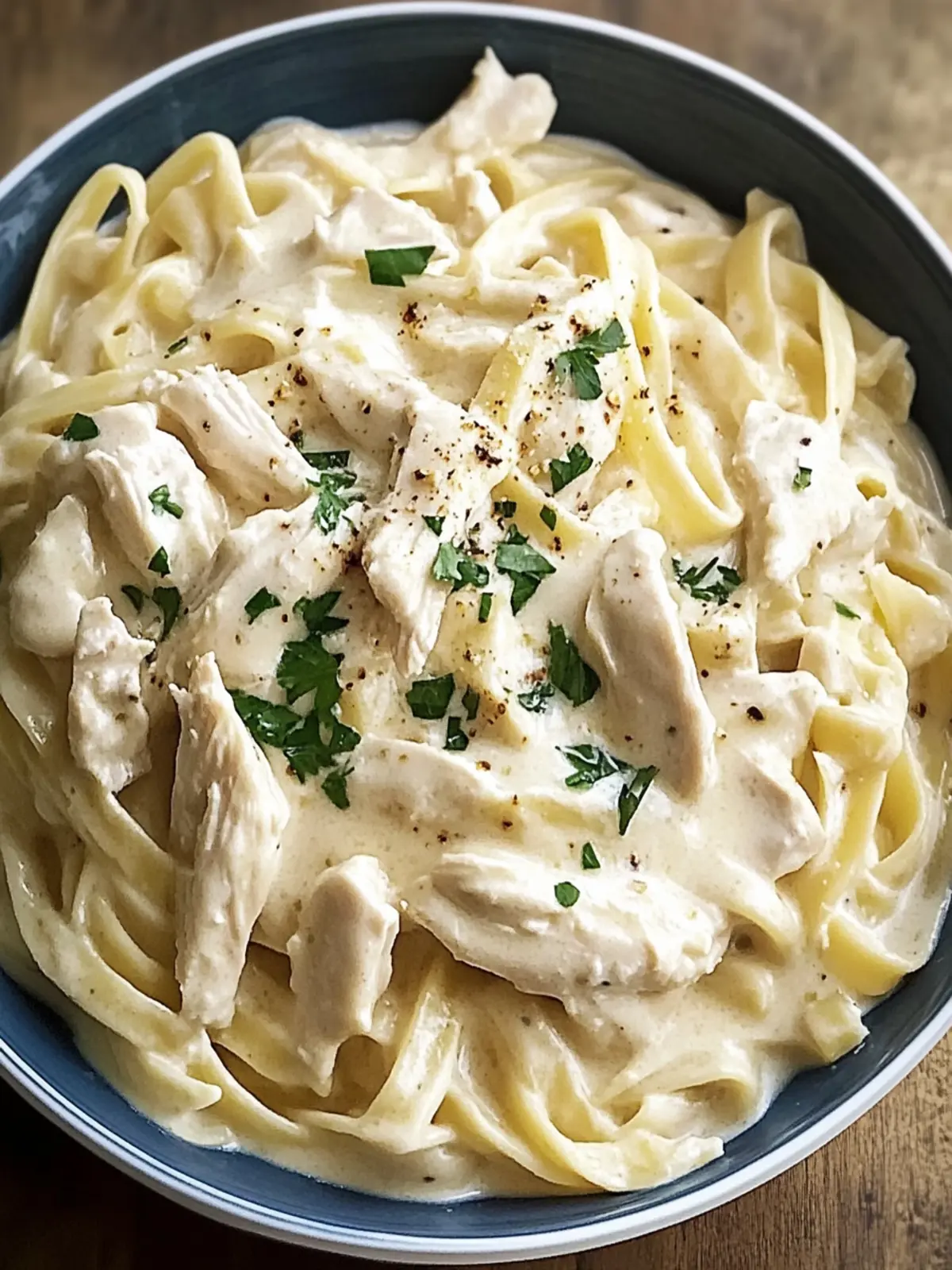 Crockpot Chicken Alfredo