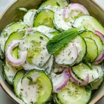 Creamy Cucumber Salad Bliss – Refreshing & Quick to Make 9 Creamy Cucumber Salad
