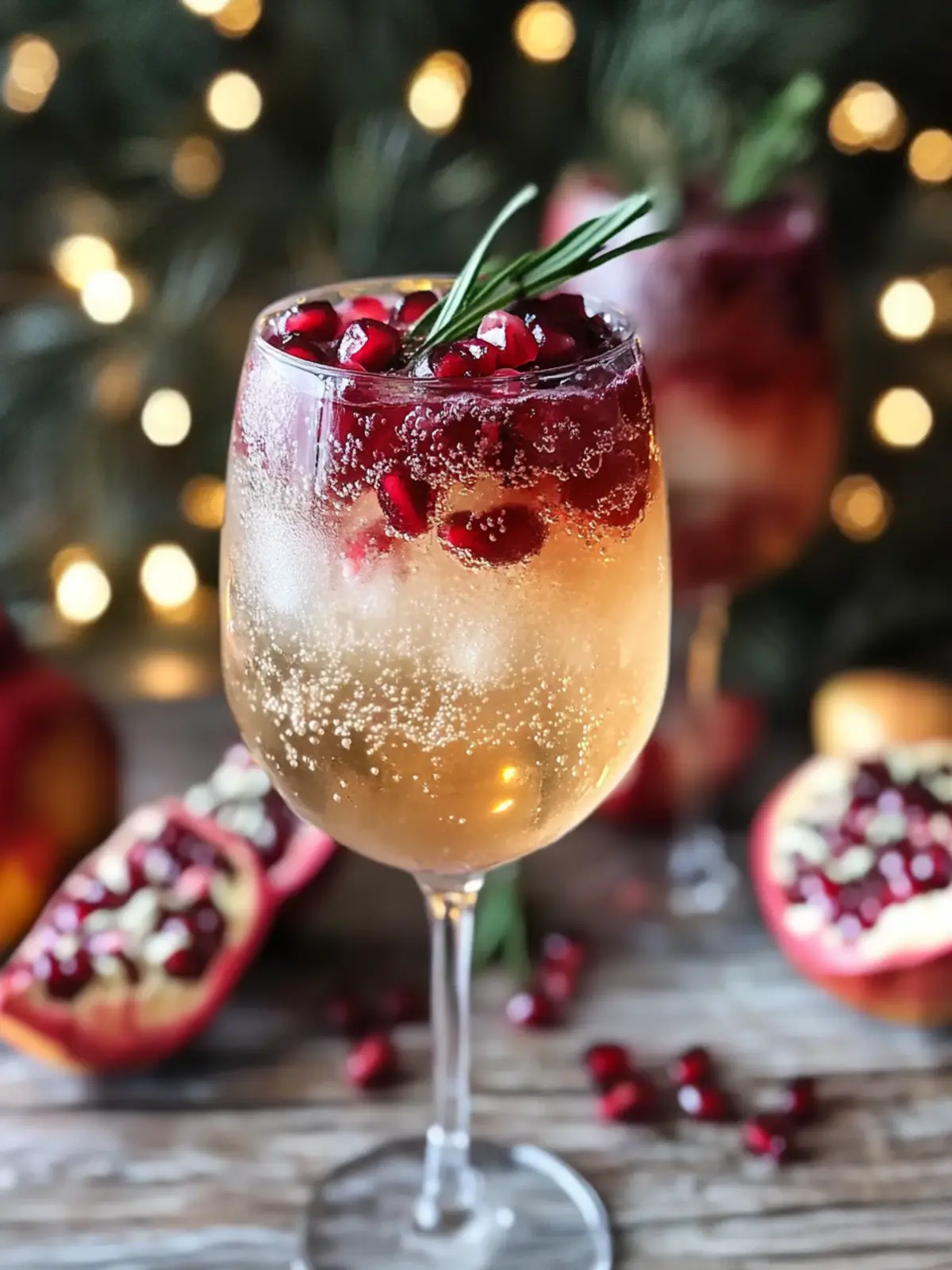 Pomegranate Prosecco Cocktail