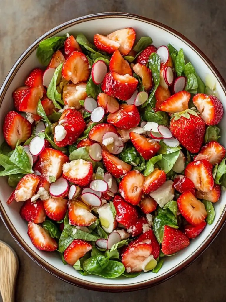 Strawberry Salad with Honey Vinaigrette