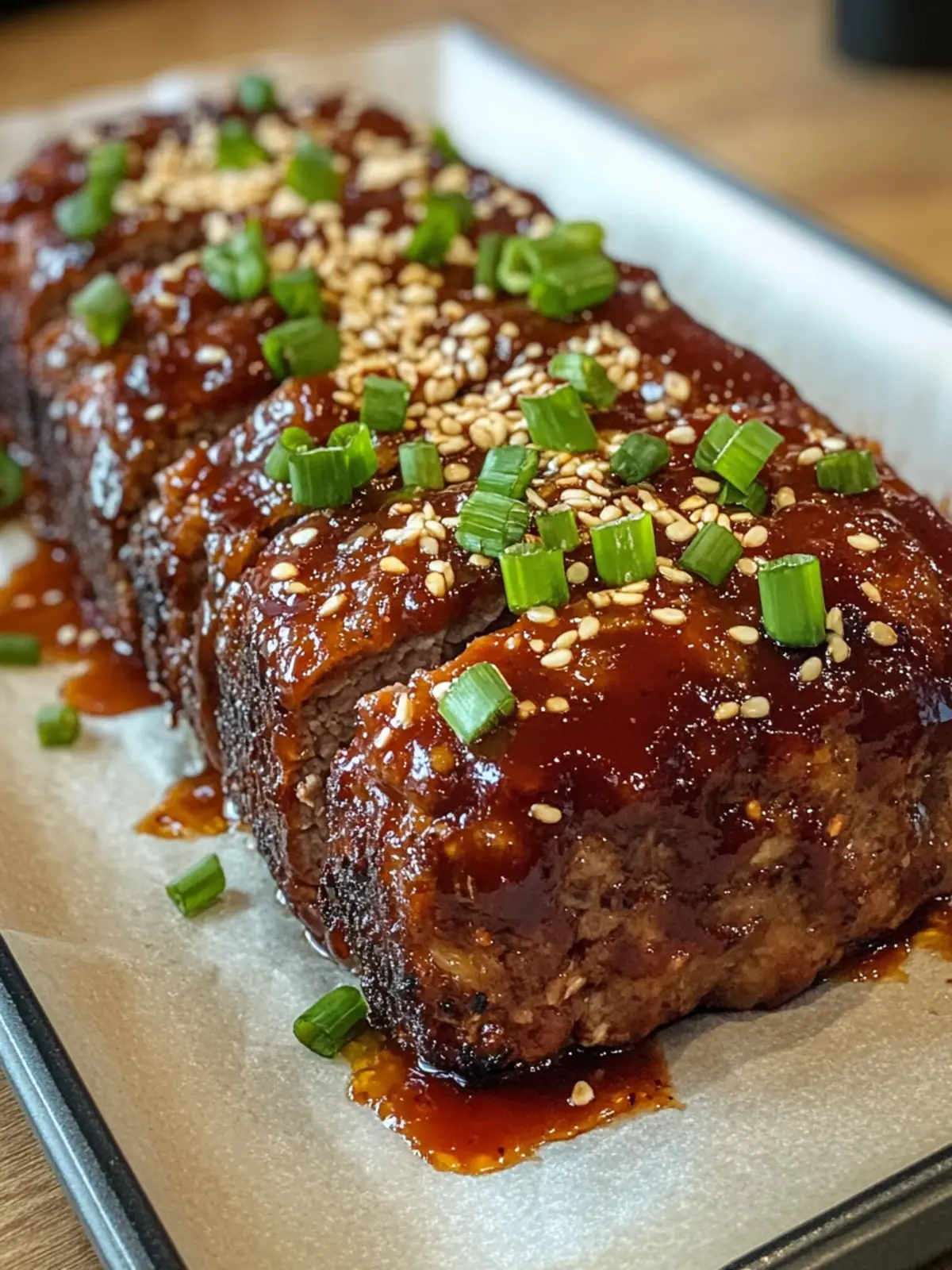 Sweet & Spicy Korean BBQ Meatloaf