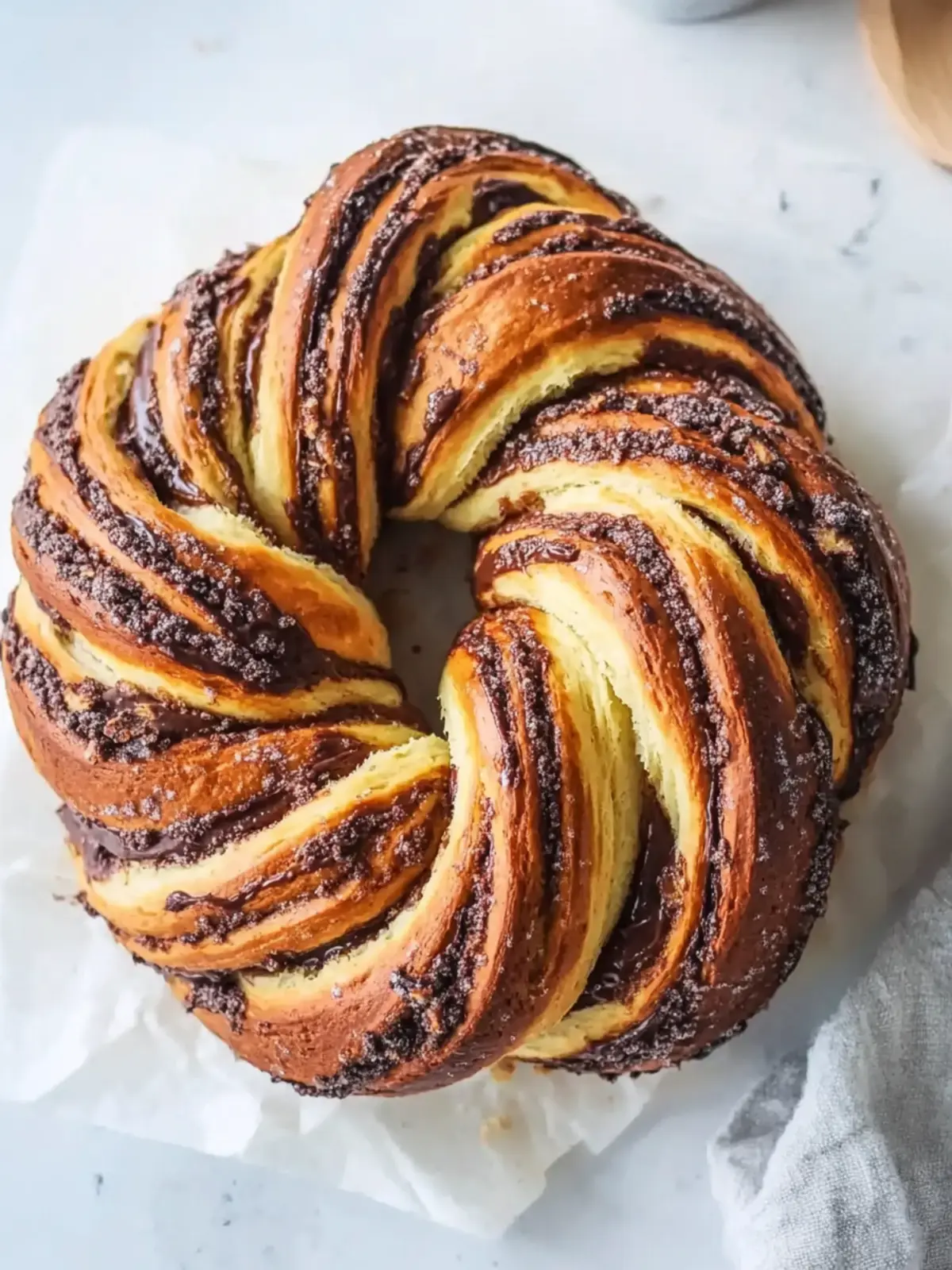 Braided Nutella Bread