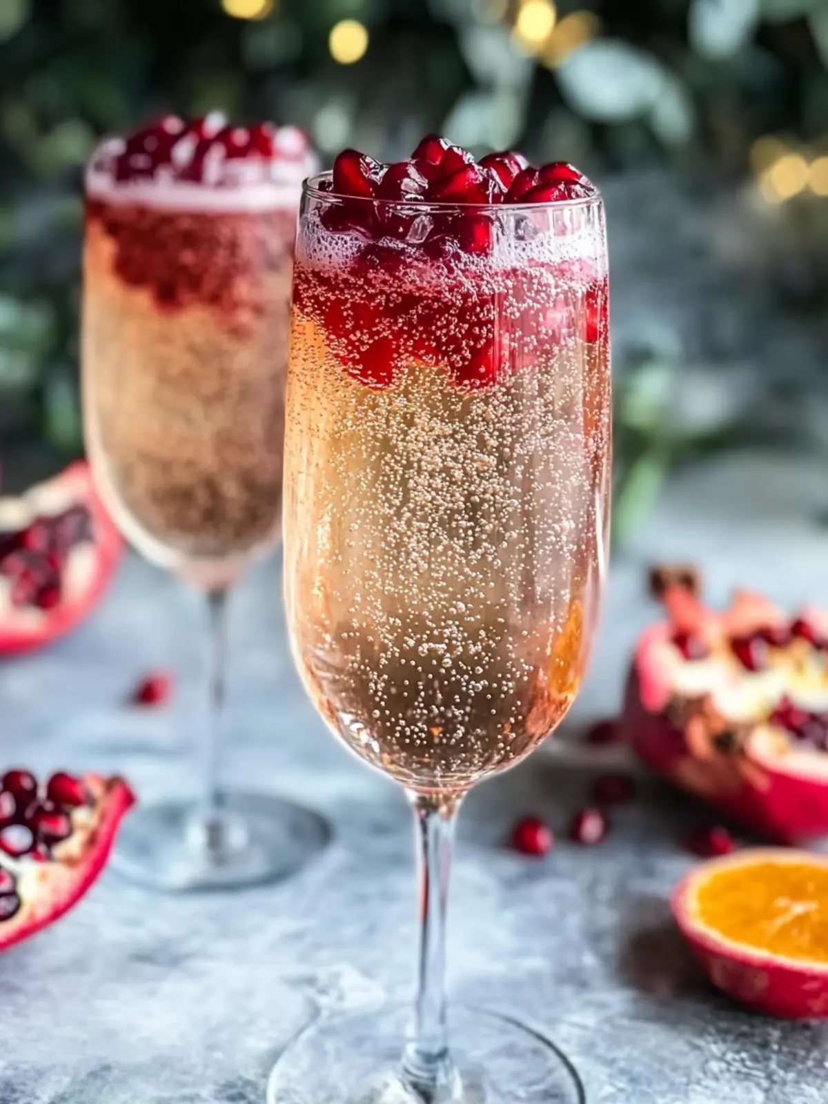 Pomegranate Prosecco Cocktail
