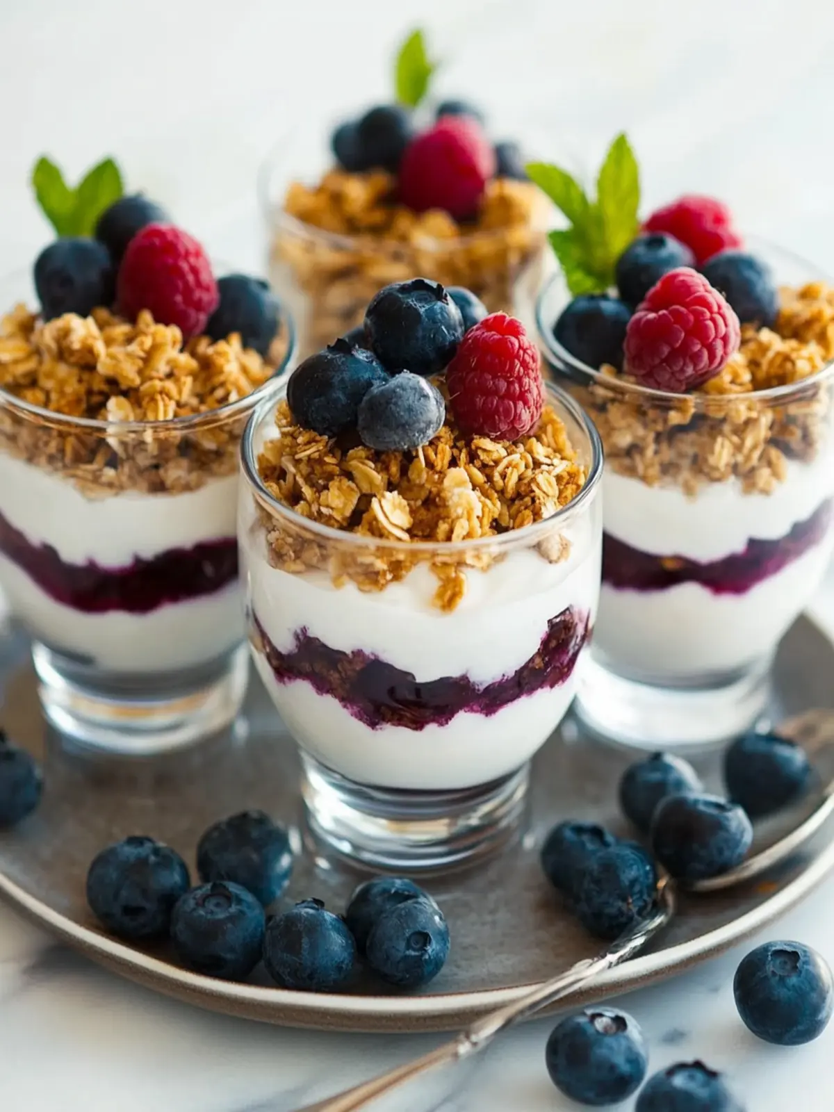Yogurt Parfaits- Mother’s Day dessert ideas