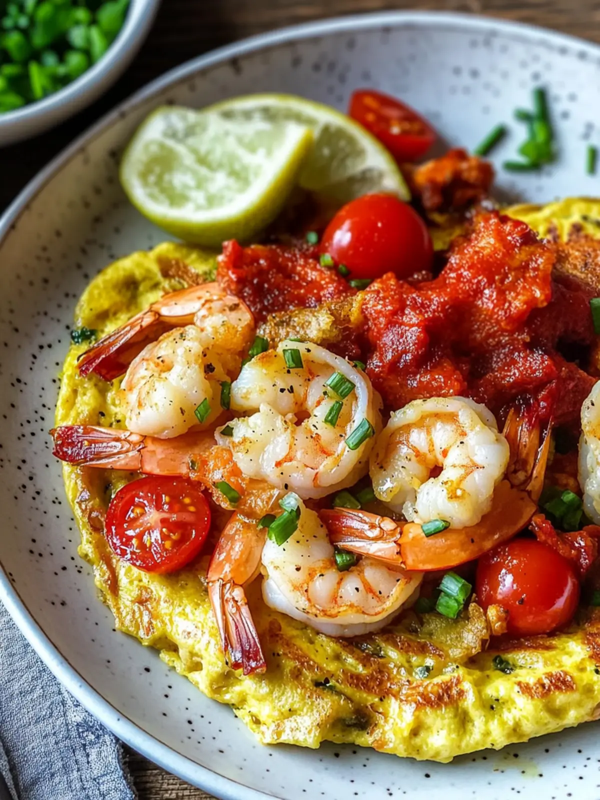 Shrimp Omelet