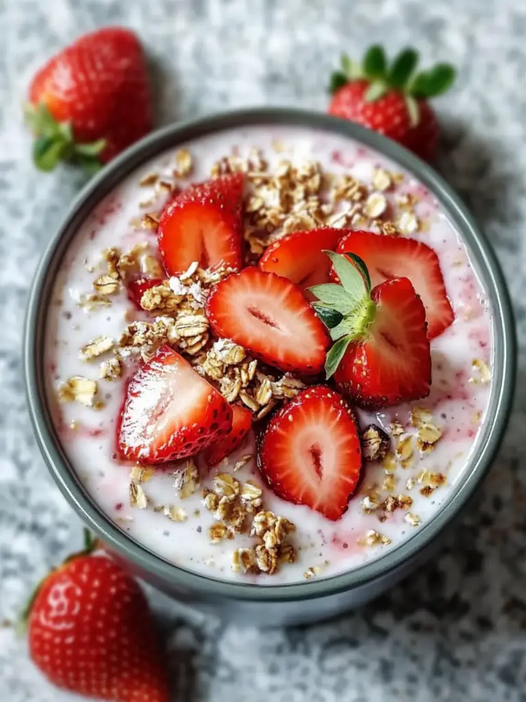 Strawberry Overnight Oats