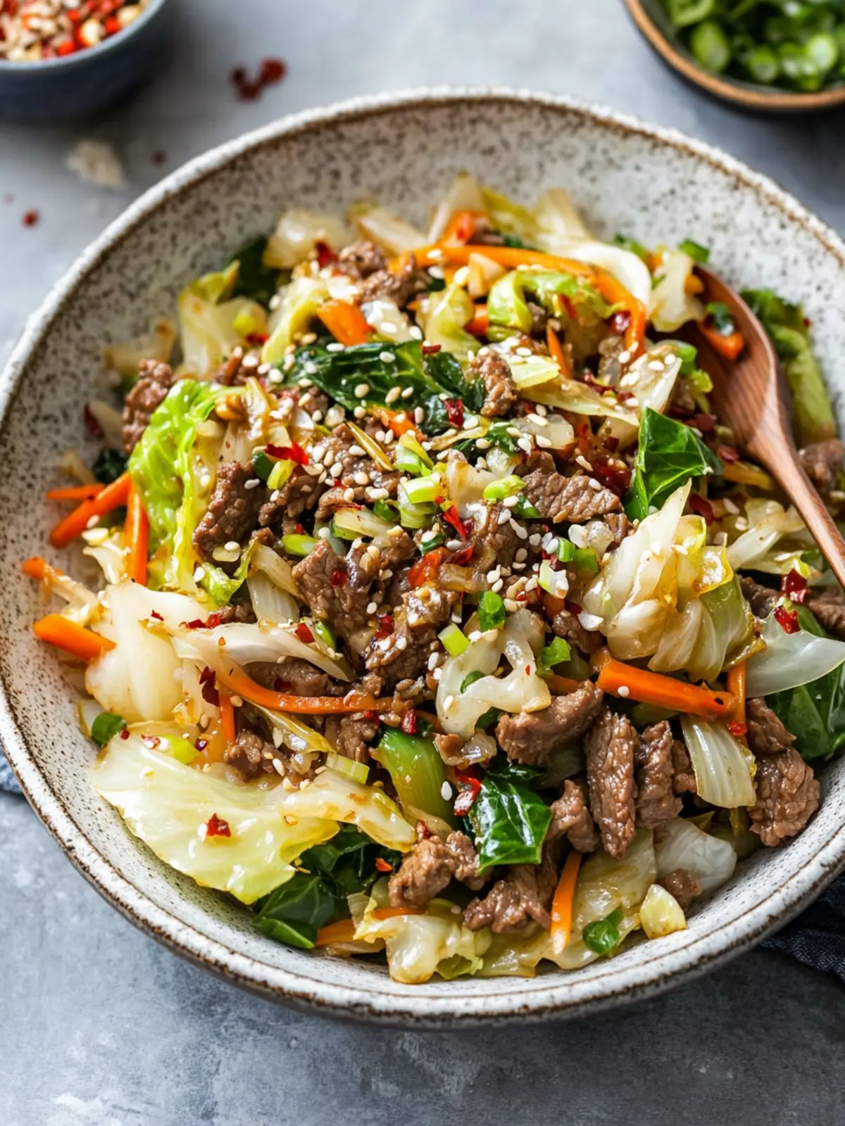 Beef and Cabbage Stir Fry