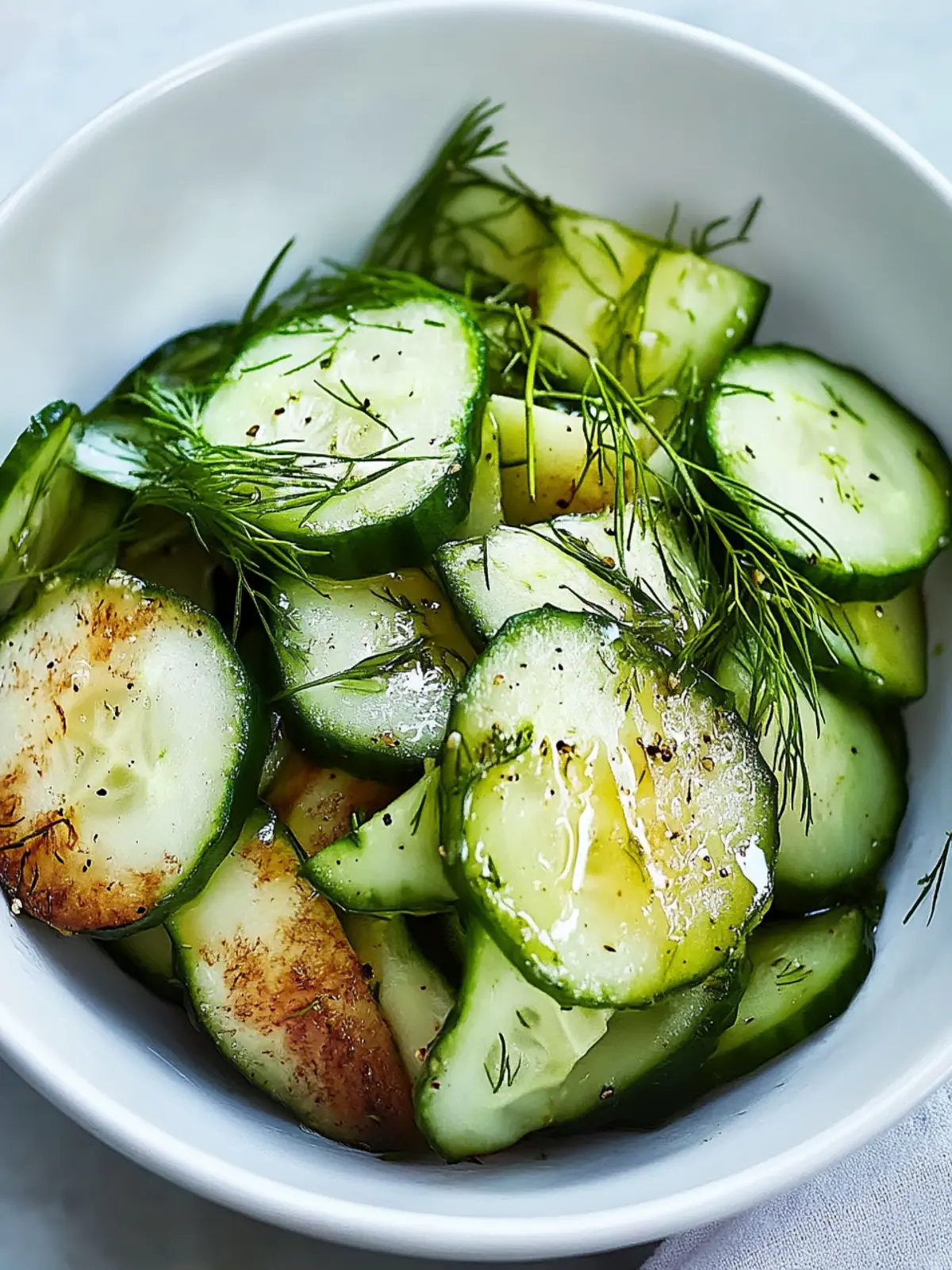 Vinegar-Cucumber Salad