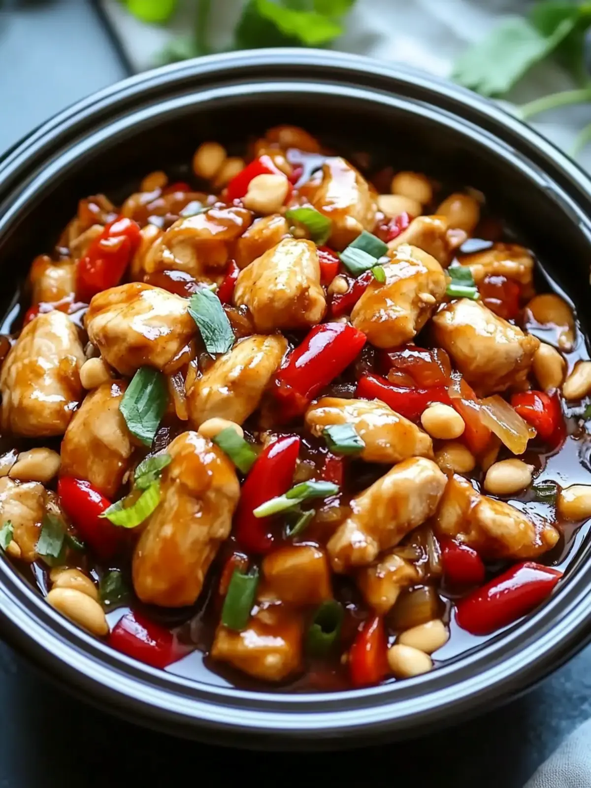 Crockpot Kung Pao Chicken