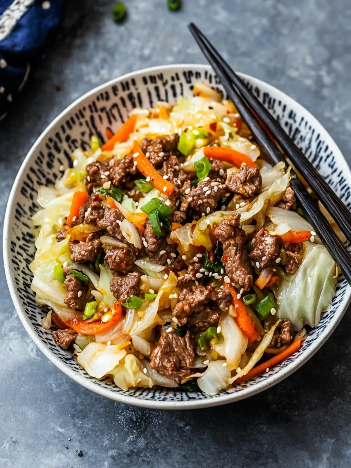 Beef and Cabbage Stir Fry