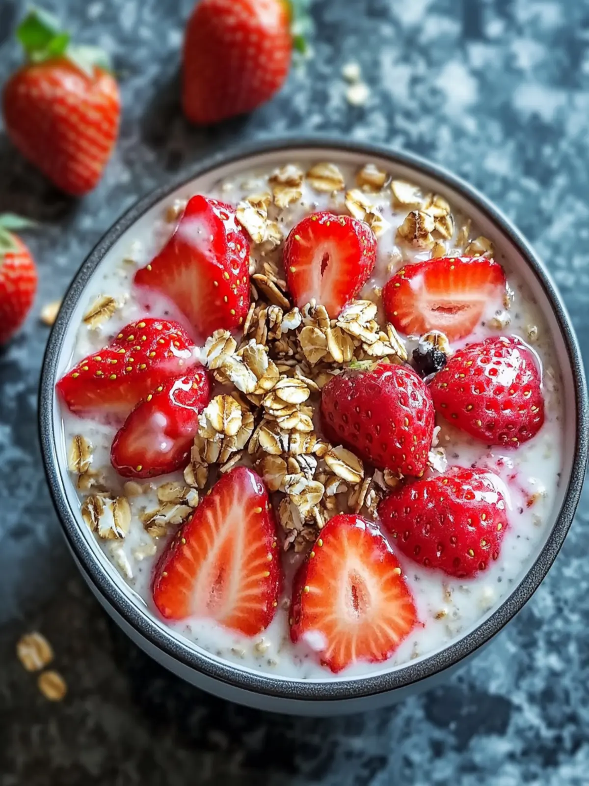 Strawberry Overnight Oats