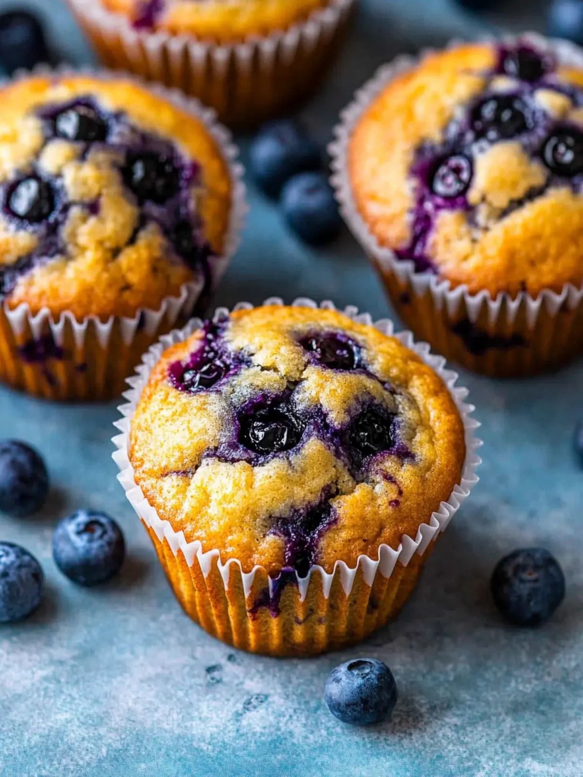 Fluffy Vegan Blueberry Muffins That Will Make You Smile 4 Vegan Blueberry Muffins