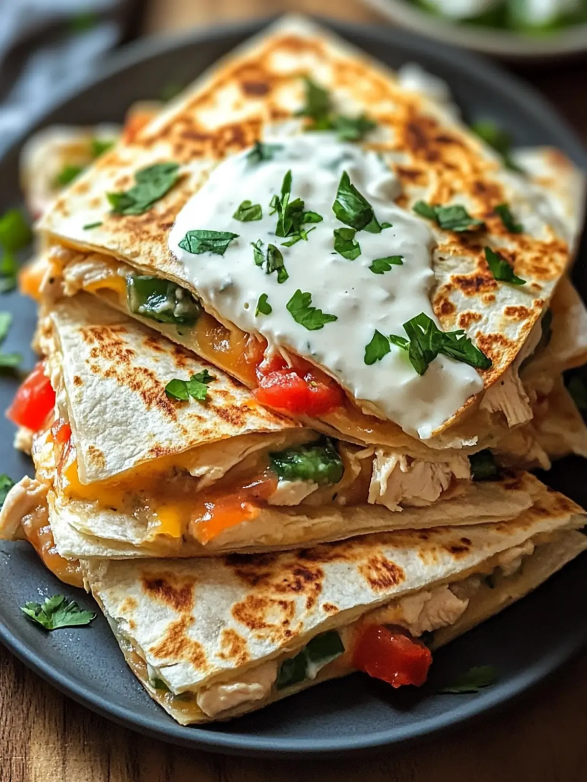 Easy High Protein Chicken Ranch Quesadilla: Quick, Delicious Meal