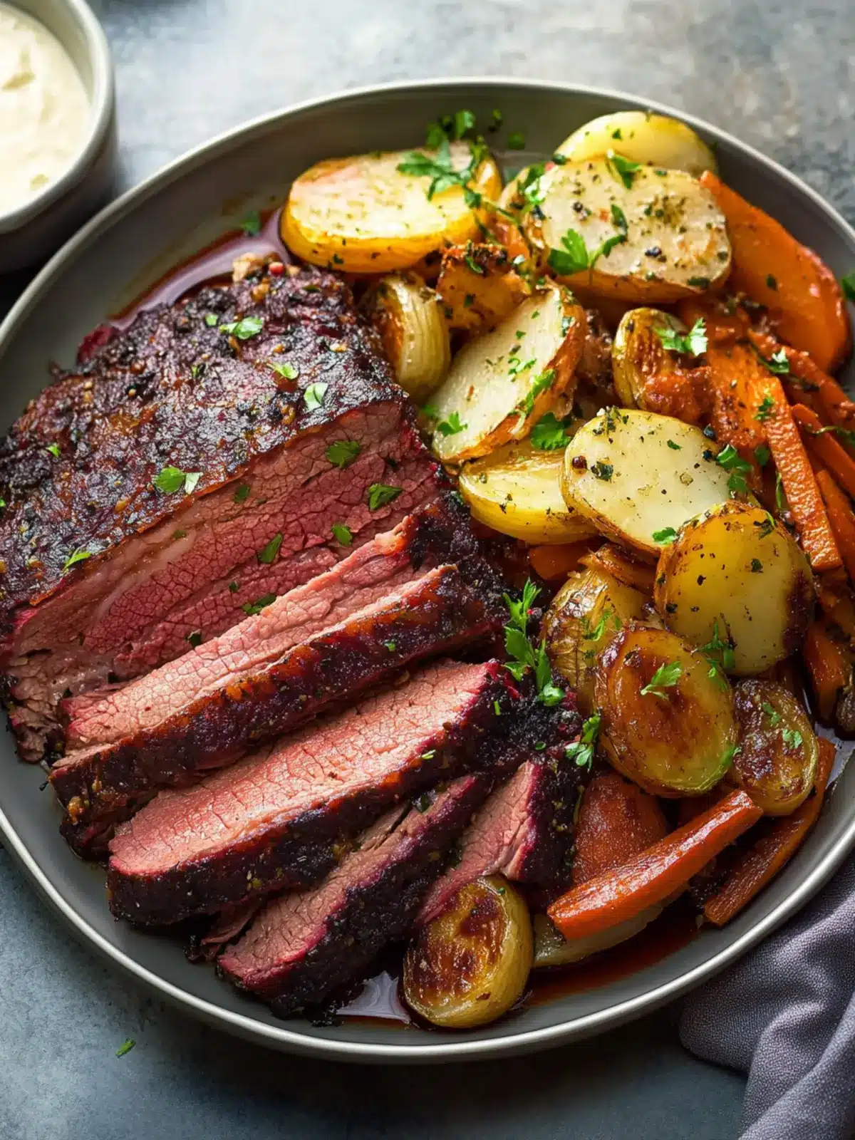 Irresistible Corned Beef Brisket with Roasted Veggies Delight 2 Corned Beef Brisket with Roasted Vegetables