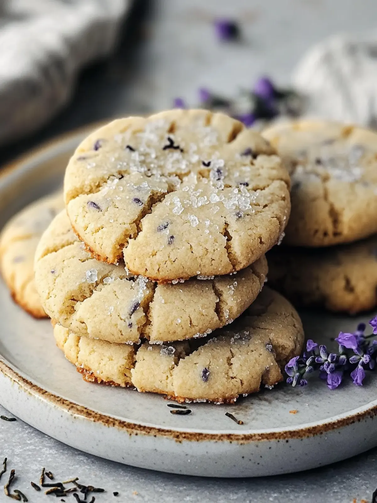 Vegan Earl Grey Sugar Cookies