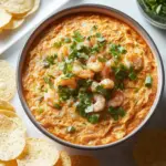 Chili Crab Dip With Shrimp Chips