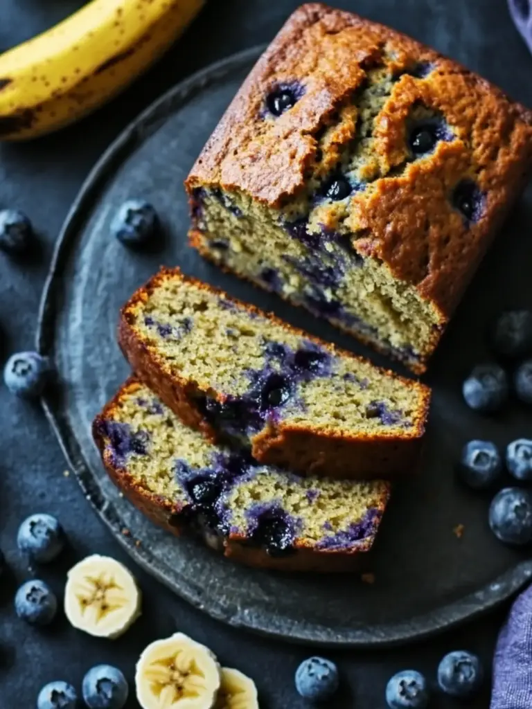 Blueberry Banana Bread