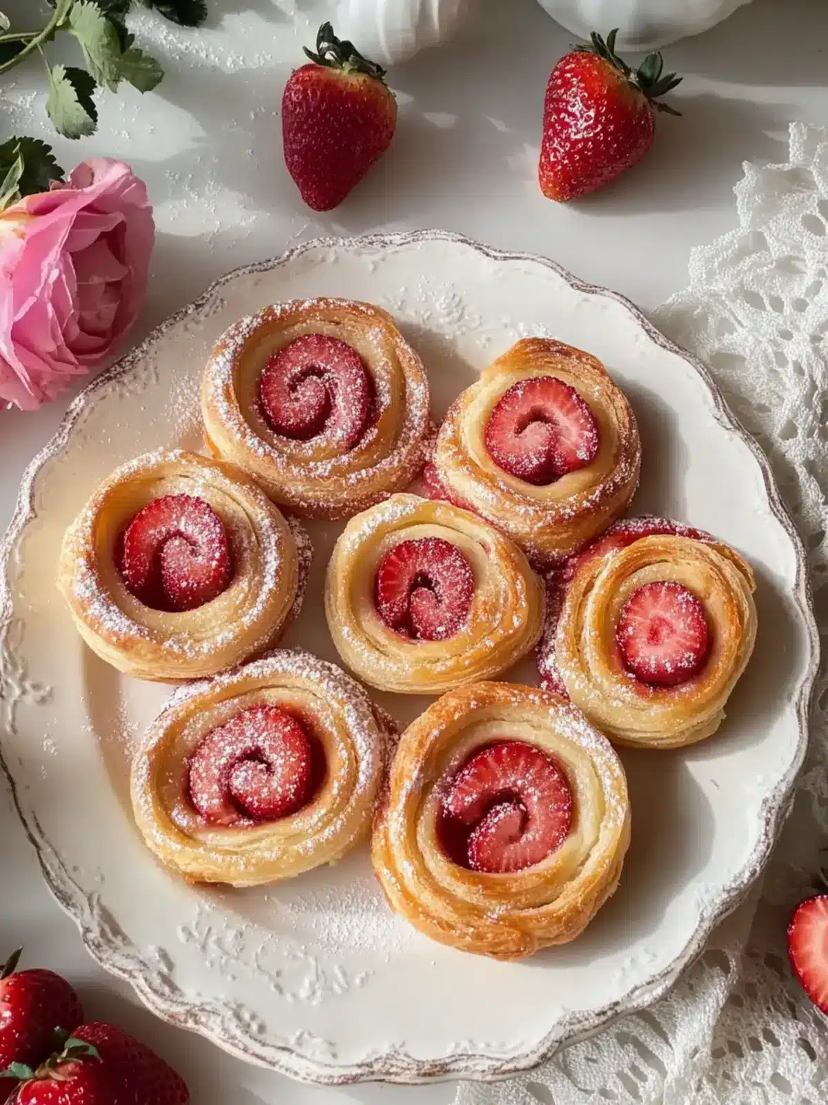 Strawberry Palmiers