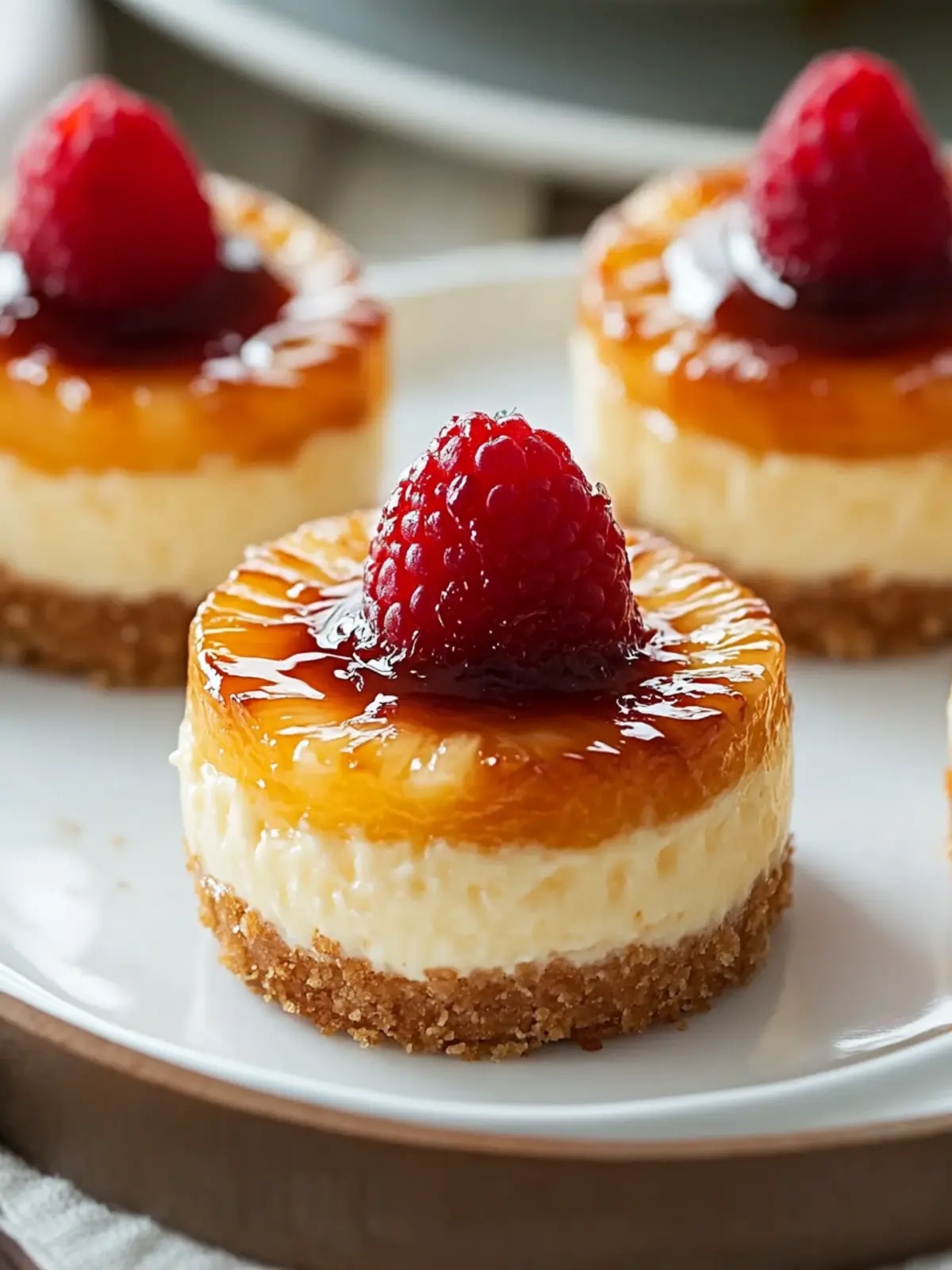 Pineapple Upside-Down Cheesecakes for Mother's Day Delight 3 Pineapple Upside-Down Cheesecakes- For Momther's day