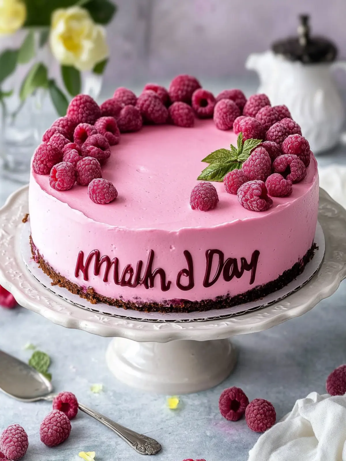 Raspberry Mousse Cake for Mother's Day: A Sweet Surprise 4 Raspberry mousse cake for Mother's Day
