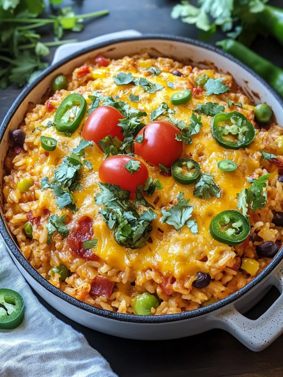 Cozy Cheesy One-Pot Mexican Rice Casserole for Busy Nights 4 Cheesy One-Pot Mexican Rice Casserole