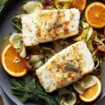 Broiled Cod With Fennel and Orange