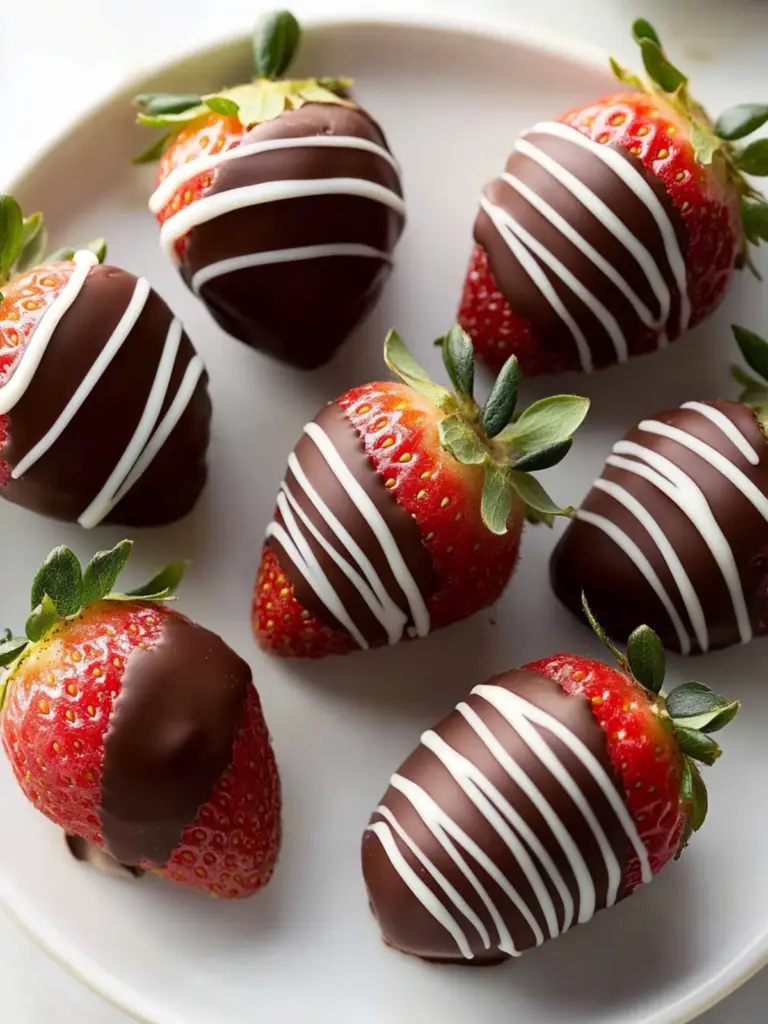 Chocolate Covered Strawberries- Strawberry desserts for mother's day
