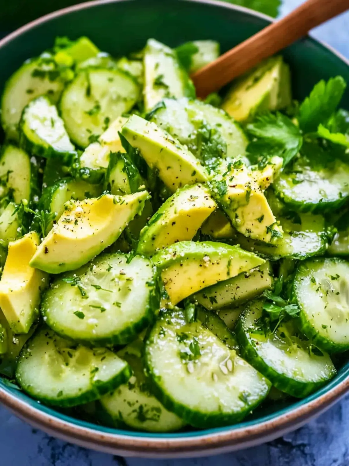 Avocado Cucumber Salad Recipe