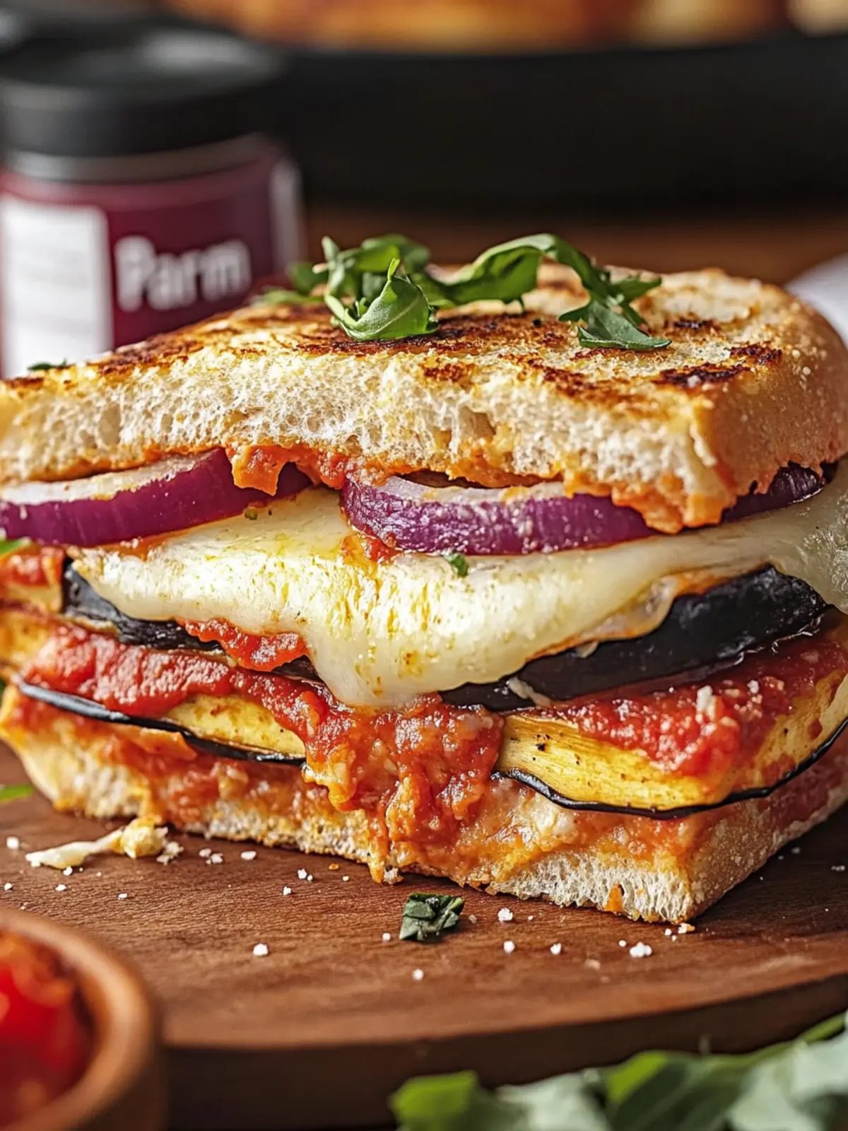 Eggplant “Parm” Sandwich