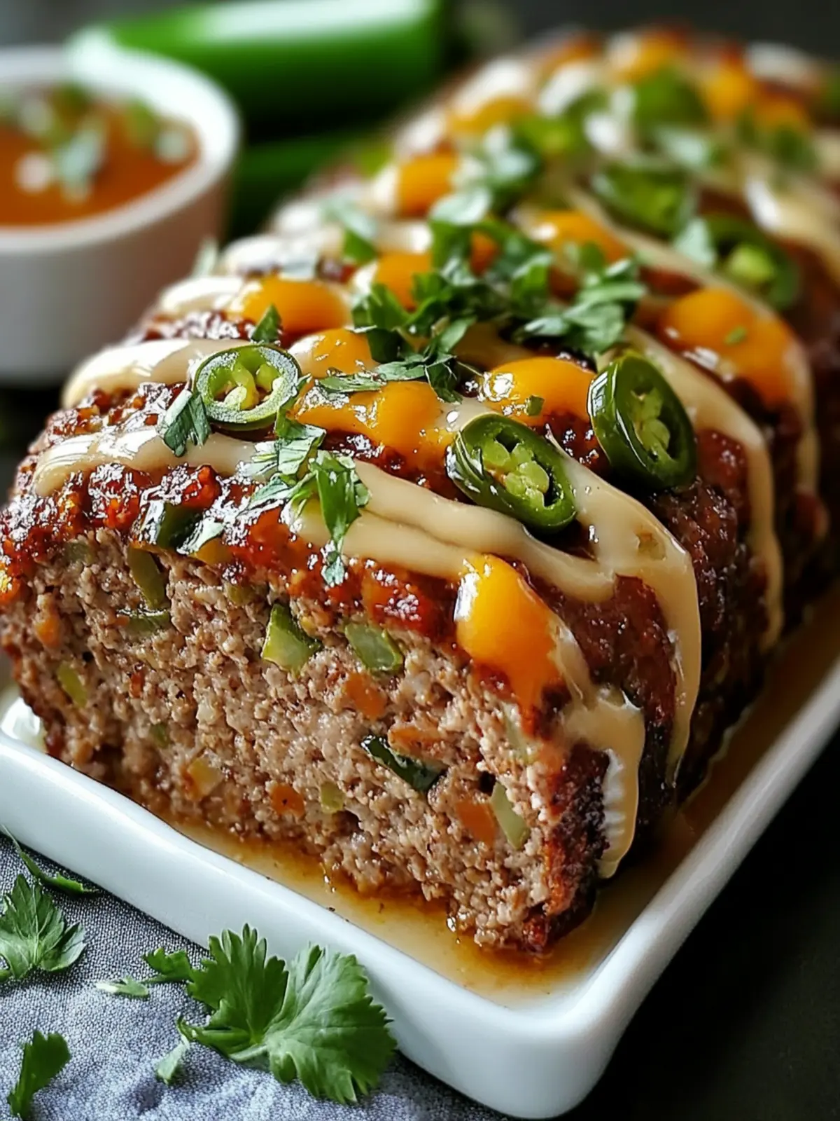 Smoky Jalapeño Popper Meatloaf Recipe