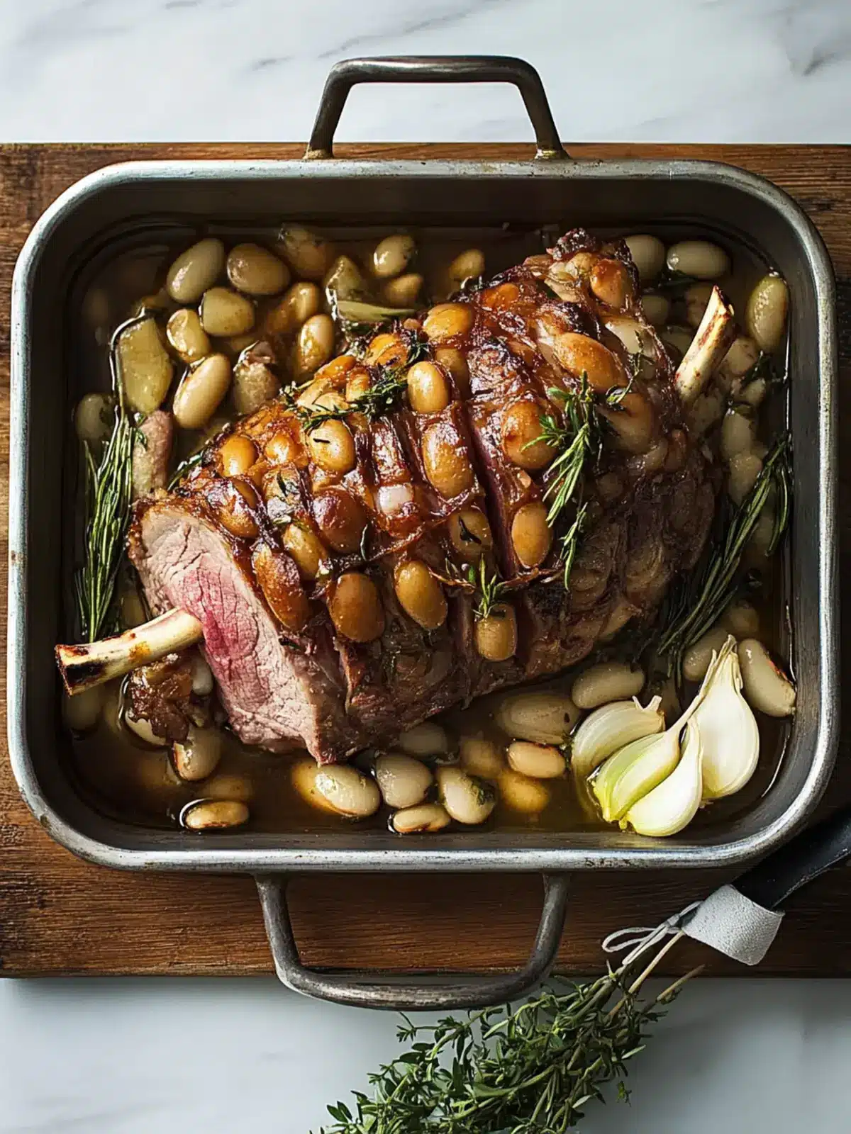 Savory Leg of Lamb with Beans: A Celebration of Flavor 3 Leg of Lamb With Savory Beans