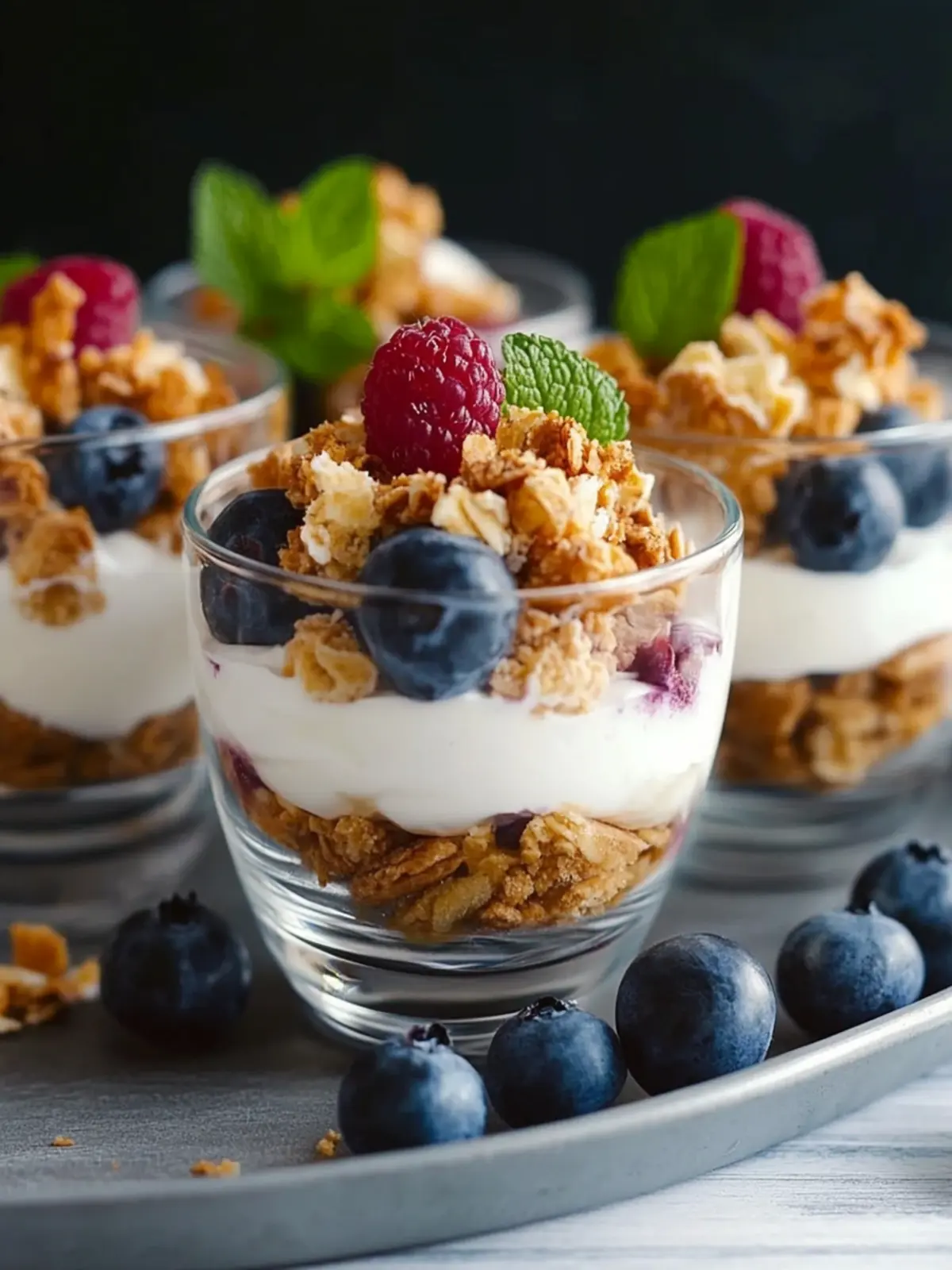 Yogurt Parfaits- Mother’s Day dessert ideas