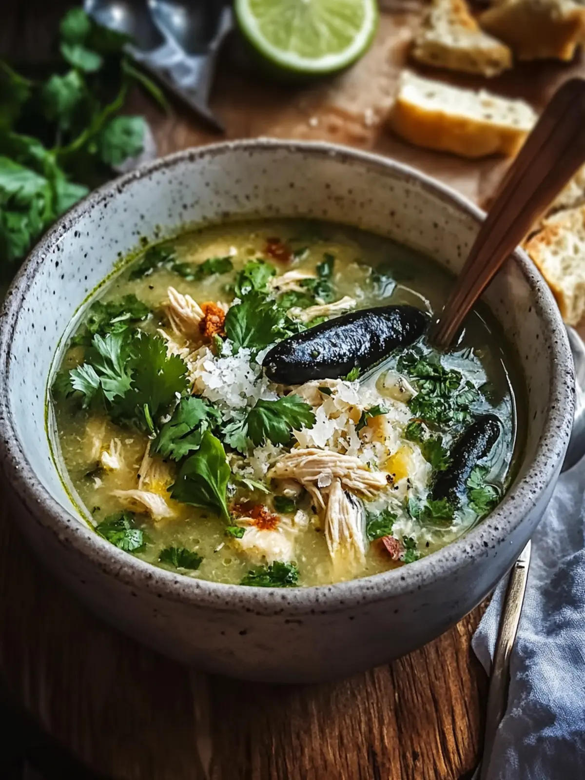 Cozy Chicken Poblano Soup: A Warm Hug in Every Bowl 5 Cozy Chicken Poblano Soup