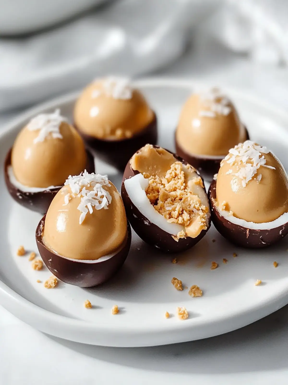 Irresistible No-Bake Vegan Peanut Butter Eggs with Coconut Oil 5 No-Bake Vegan Peanut Butter Eggs with Coconut Oil