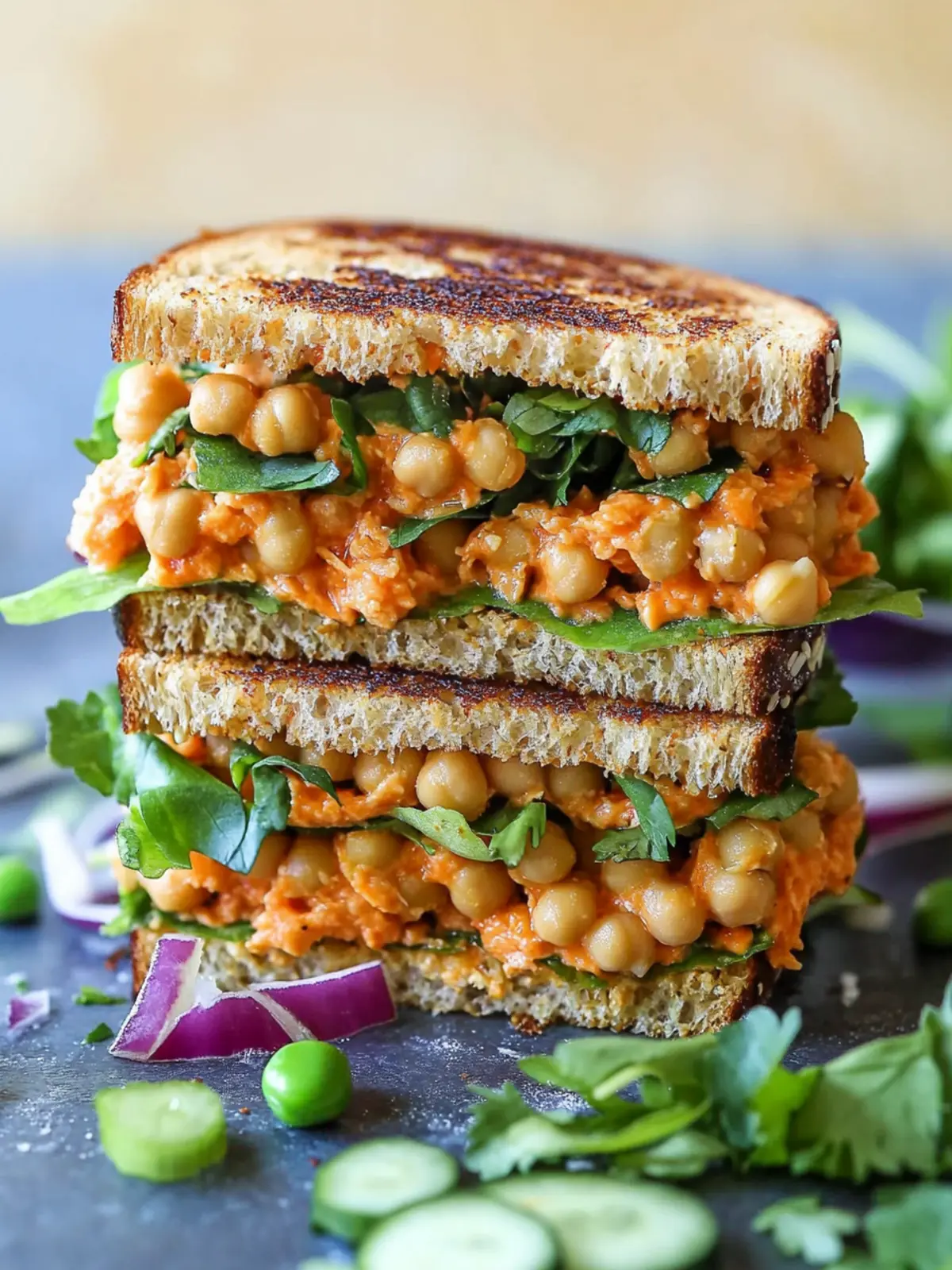 Buffalo Chickpea Sandwich