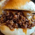 Best French Onion Beef Sloppy Joes