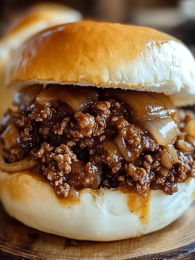 Best French Onion Beef Sloppy Joes