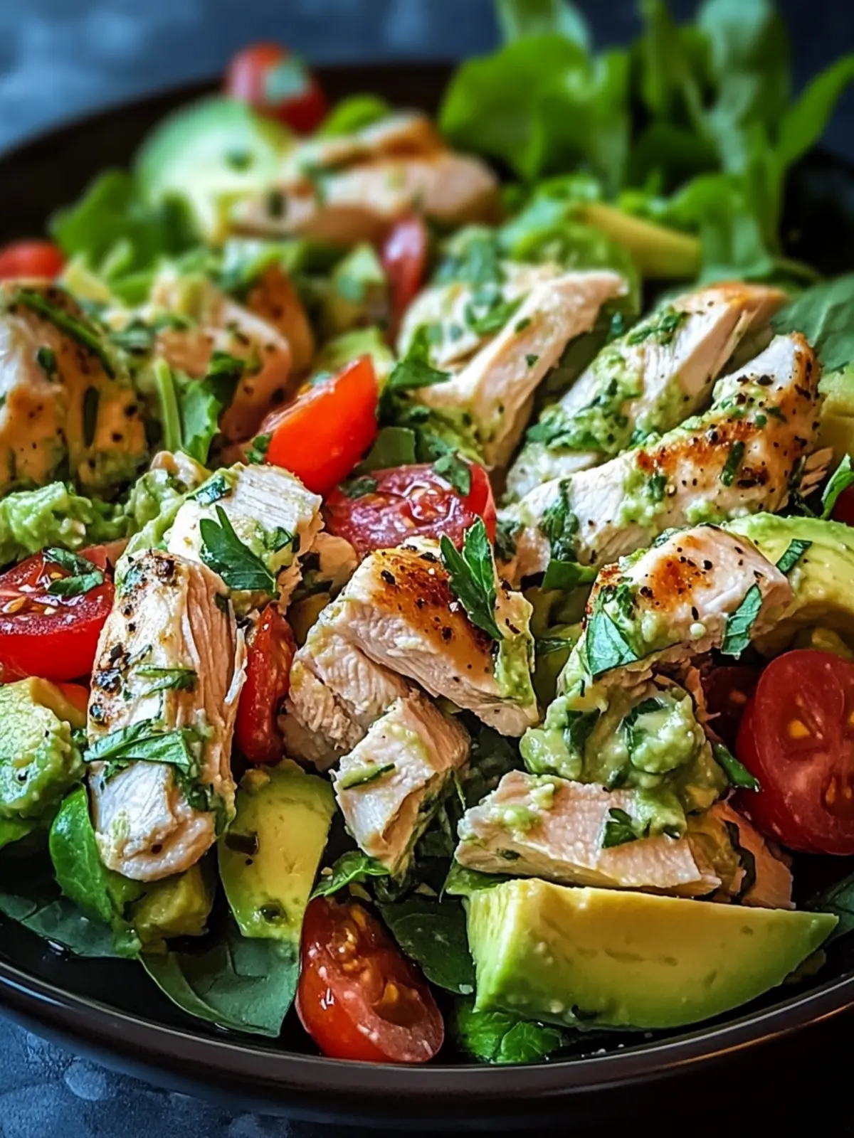 Avocado Herb Chicken Salad