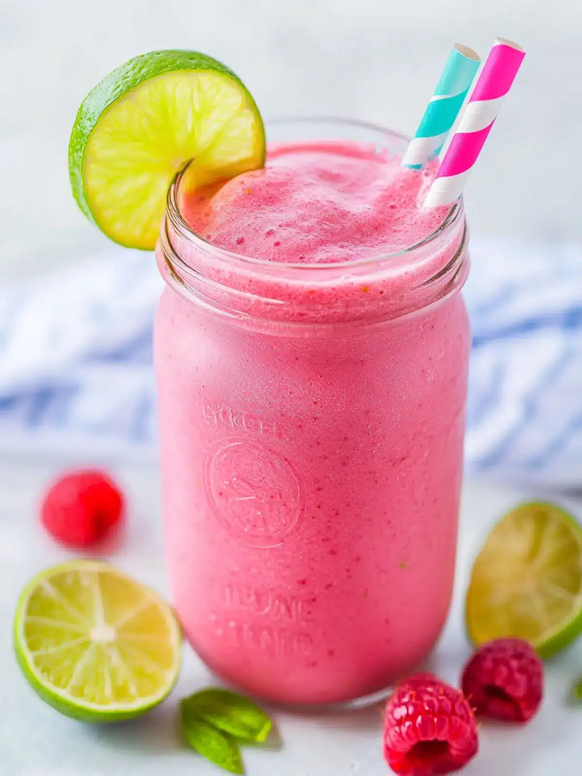 Refreshing Raspberry Lime Smoothie for a Health Boost 5 Raspberry Lime Smoothie
