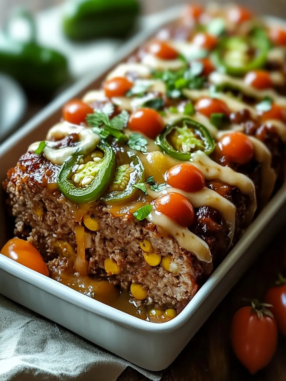Smoky Jalapeño Popper Meatloaf Recipe