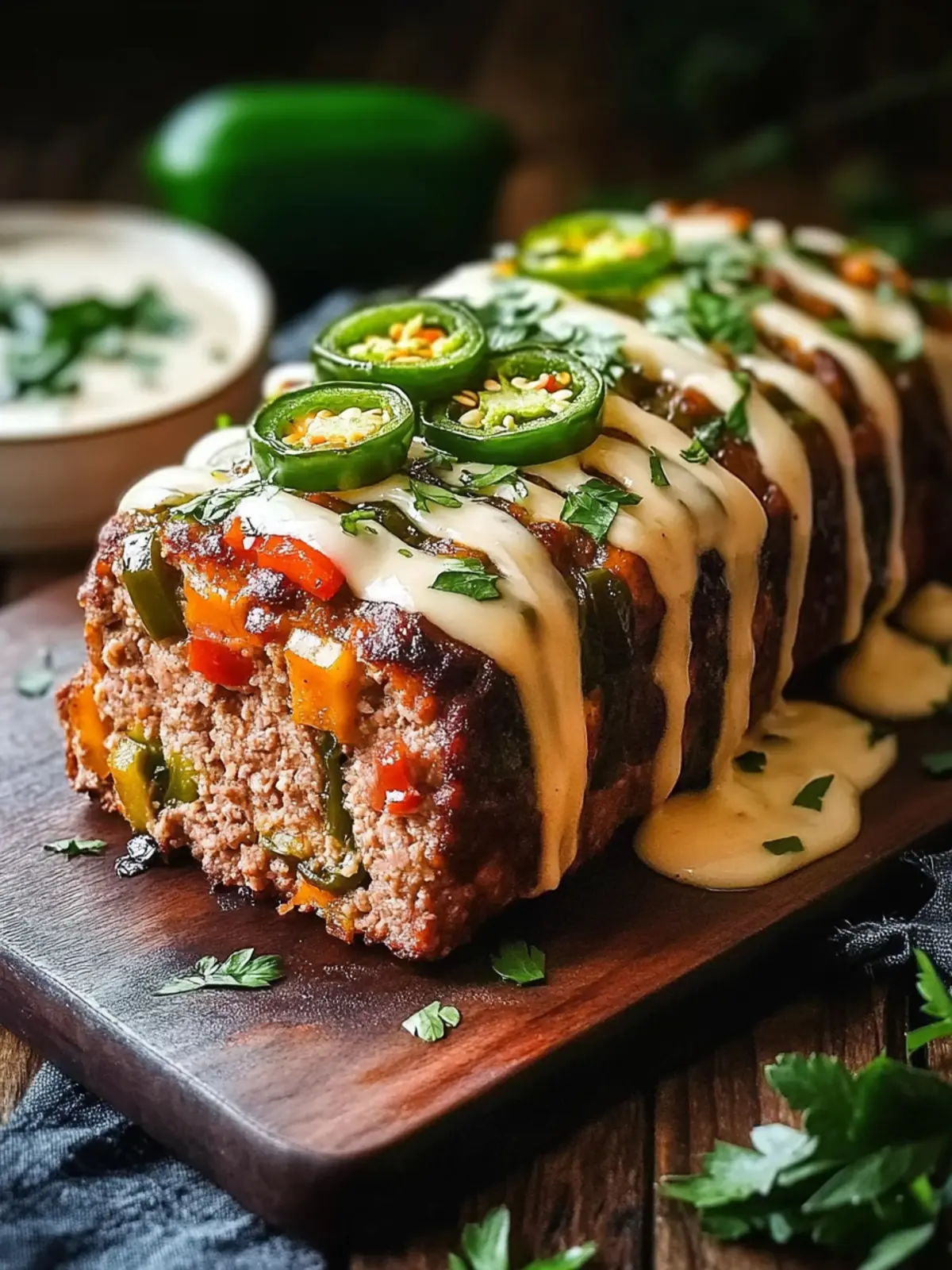 Smoky Jalapeño Popper Meatloaf: A Flavorful Twist on Comfort Food 5 smoky Jalapeño Popper Meatloaf