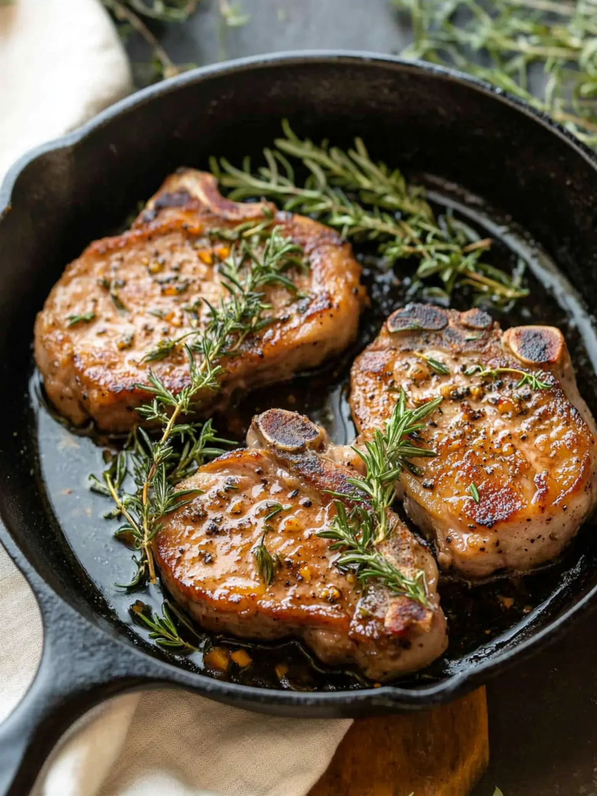 Savory Cast Iron Skillet Pork Chops Ready in 25 Minutes 5 Cast Iron Skillet Pork Chops
