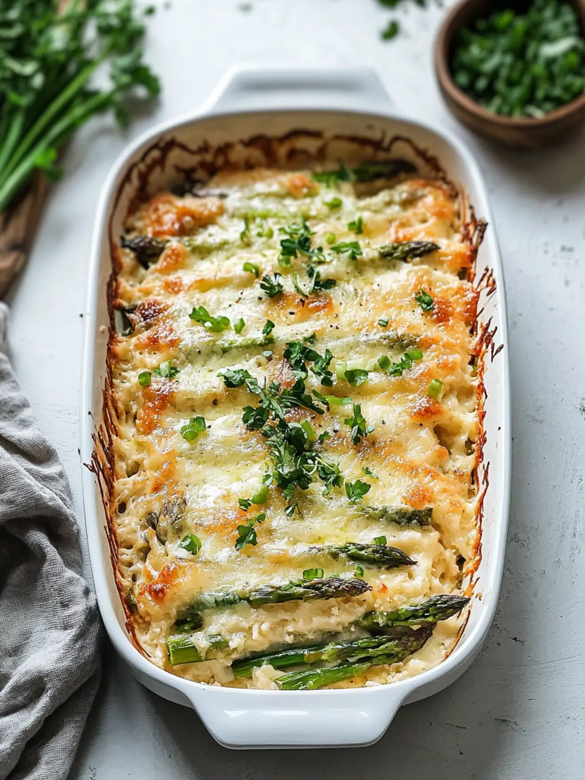 Heavenly Asparagus Gratin with Crispy Panko Bliss 5 Asparagus Gratin