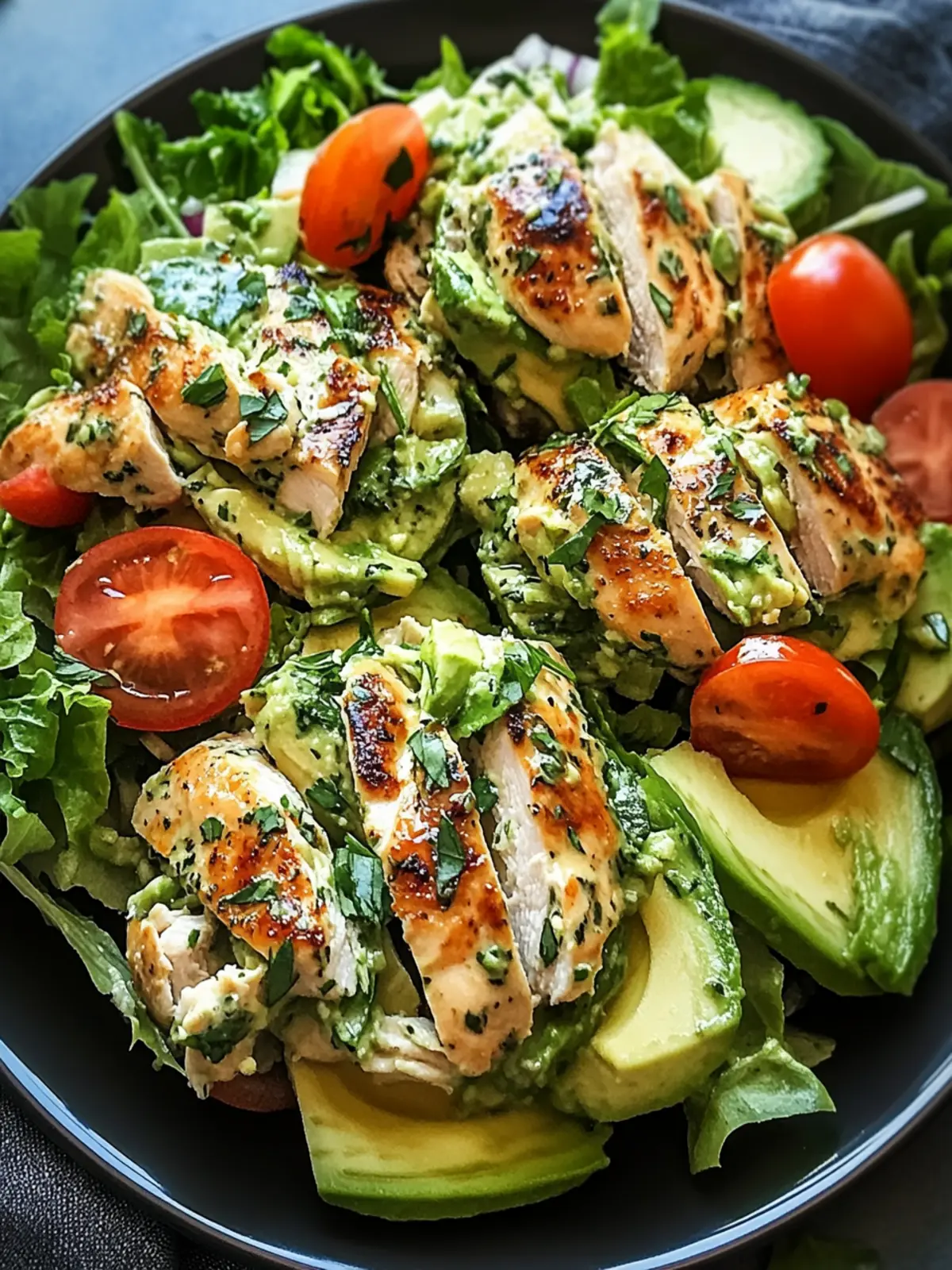 Avocado Herb Chicken Salad