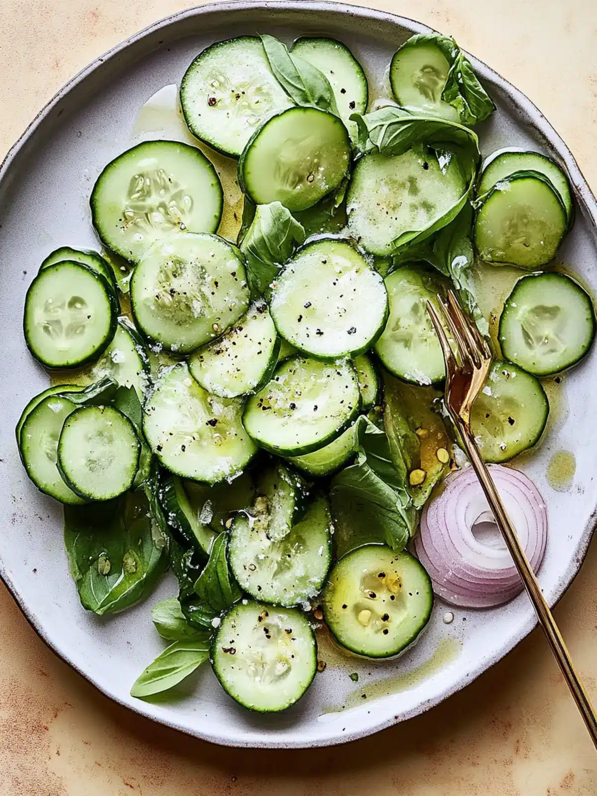 Delicious Cucumber Salad with Creamy Chickpeas and Herbs 5 Cucumber Salad