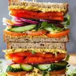 Veggie and Hummus Sandwich
