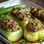 Elegant Stuffed Leeks with Beef