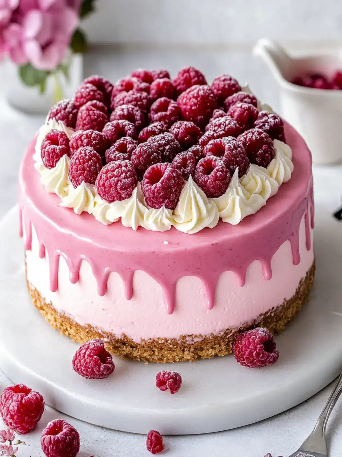 Raspberry Mousse Cake for Mother's Day: A Sweet Surprise 2 Raspberry mousse cake for Mother's Day