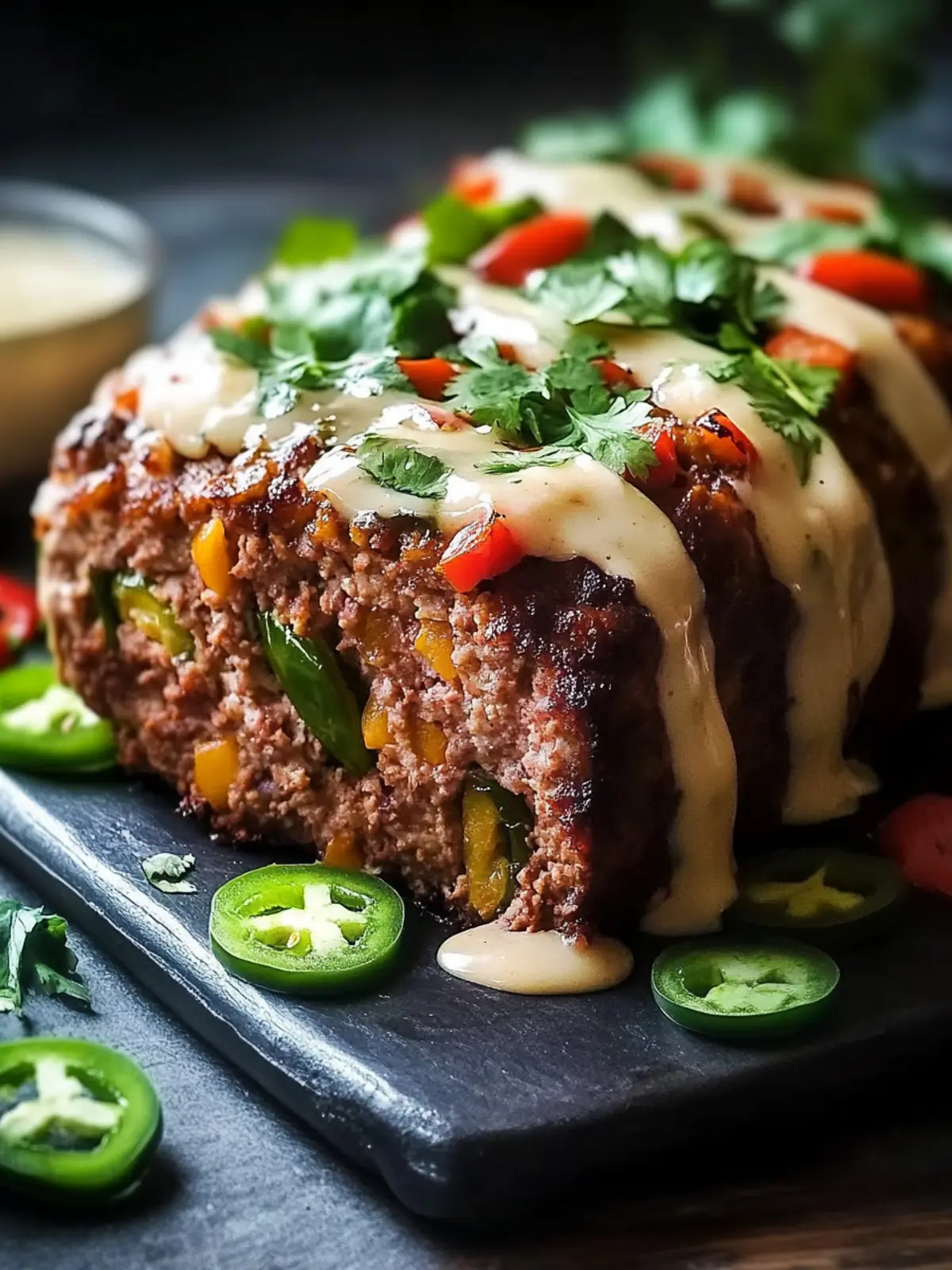 Smoky Jalapeño Popper Meatloaf: A Flavorful Twist on Comfort Food 3 smoky Jalapeño Popper Meatloaf