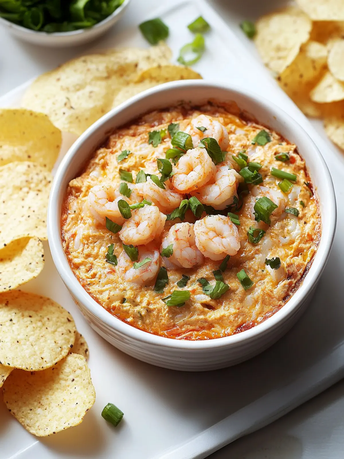 Chili Crab Dip With Shrimp Chips